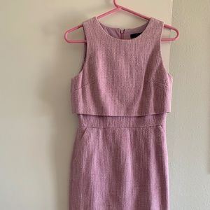 Pink J.Crew Suiting Dress